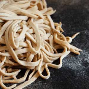Tagliolini de garbanzo