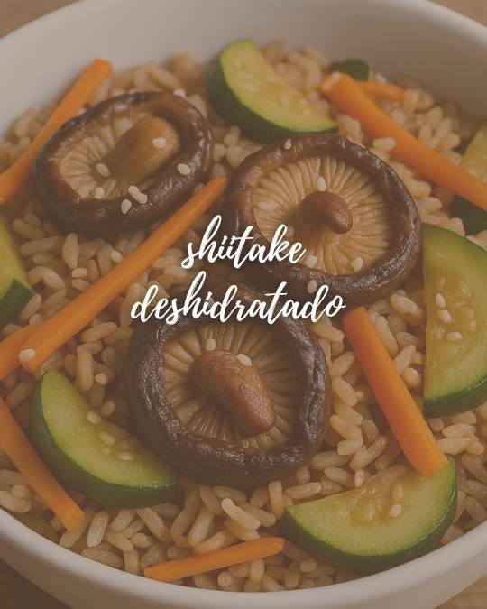 Shiitake deshidratados: beneficios y una receta irresistible